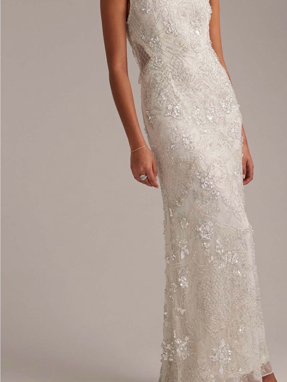 Embellished Beaded Bridal Dress